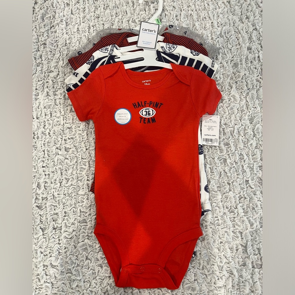 5 short sleeve onesies